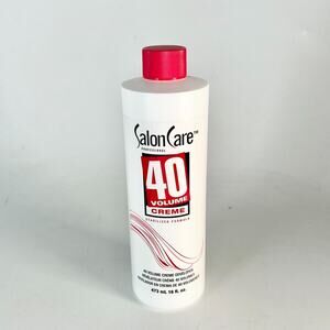 Salon Care 40 Volume Creme Developer Strong Lift Stabilized Formula 16 fl oz New